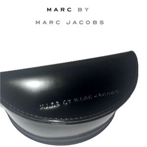 Marc by Marc Jacobs Black Patent Leather Sunglasses Case